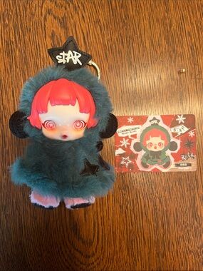 POP MART x Skullpanda Winter Symphony Plush Pendant Keychain - Partita